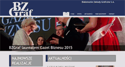 Desktop Screenshot of bzgraf.pl
