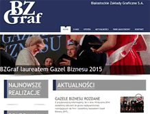 Tablet Screenshot of bzgraf.pl